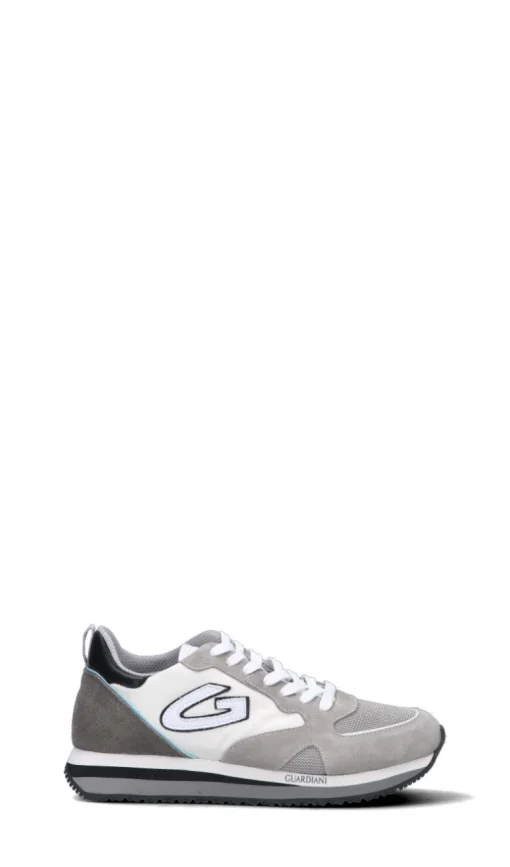 ALBERTO GUARDIANI Sneaker uomo grigia/marrone/bianca/nera in suede