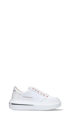 ALEXANDER SMITH Sneaker donna bianca in pelle