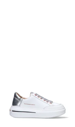 ALEXANDER SMITH Sneaker donna bianca in pelle