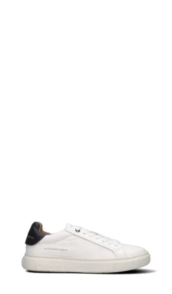 ALEXANDER SMITH Sneaker uomo bianca in pelle