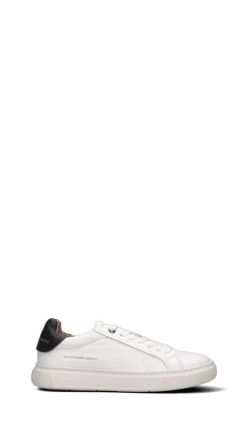 ALEXANDER SMITH Sneaker uomo bianca in pelle