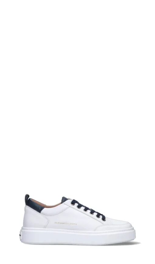 ALEXANDER SMITH Sneaker uomo bianca in pelle