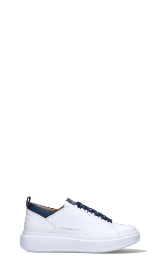ALEXANDER SMITH Sneaker uomo bianca in pelle