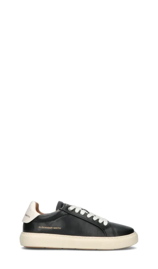 ALEXANDER SMITH Sneaker uomo nera in pelle