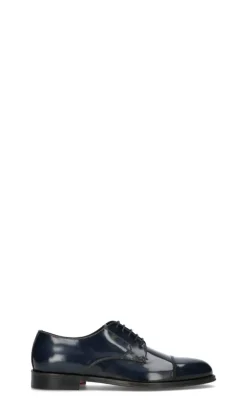 ANTICO MASTRO Stringata uomo blu in pelle