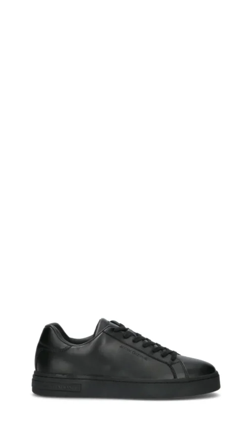 ARMANI EXCHANGE Sneaker uomo nera in pelle