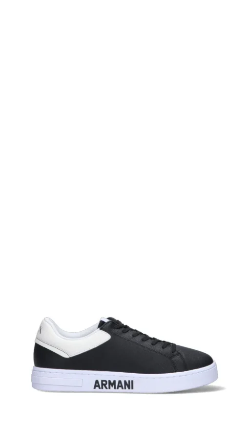 ARMANI EXCHANGE Sneaker uomo nera in pelle