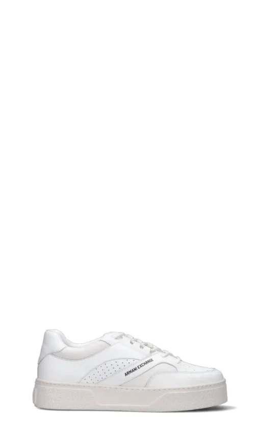 ARMANI EXCHANGE Sneaker uomo bianca in pelle