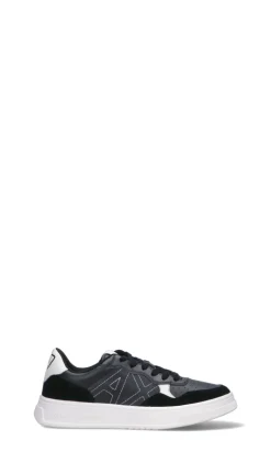 ARMANI EXCHANGE Sneaker uomo nera in pelle