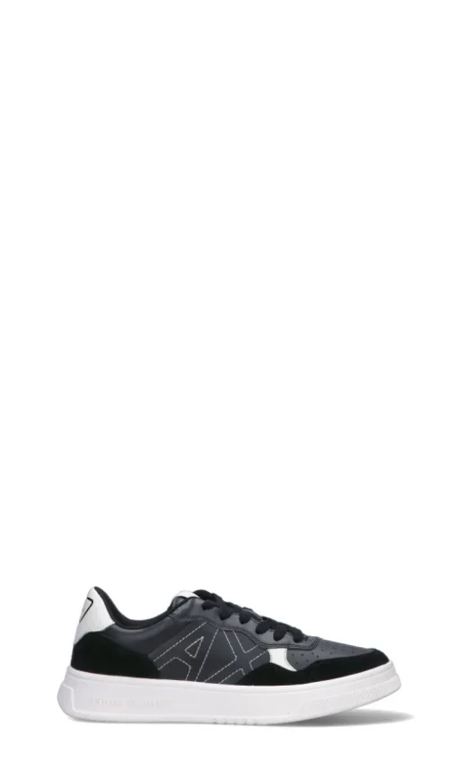 ARMANI EXCHANGE Sneaker uomo nera in pelle