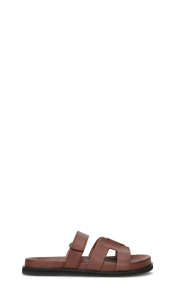 BIBI LOU Ciabatta donna marrone in pelle