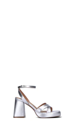 BIBI LOU Sandalo donna argento in pelle
