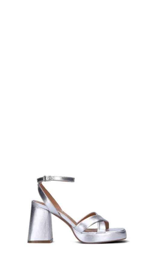 BIBI LOU Sandalo donna argento in pelle