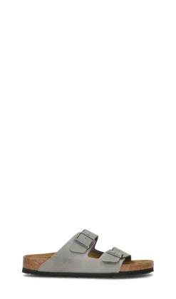 BIRKENSTOCK - ARIZONA BS Ciabatta uomo grigia in pelle