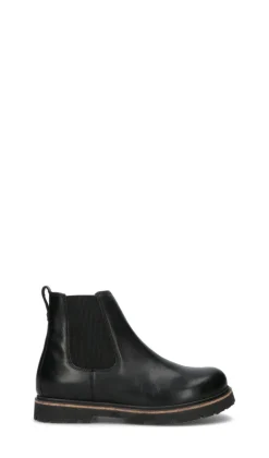 BIRKENSTOCK - HIGHWOOD SLIP ON Beatles uomo nero in pelle