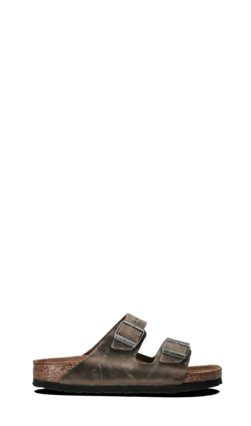 BIRKENSTOCK ARIZONA Ciabatta donna beige in pelle