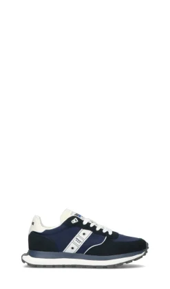 BLAUER Sneaker uomo blu in suede
