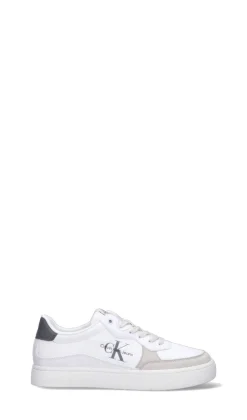 CALVIN KLEIN JEANS Sneaker uomo bianca/grigia in pelle
