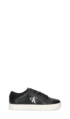 CALVIN KLEIN JEANS Sneaker uomo nera in pelle
