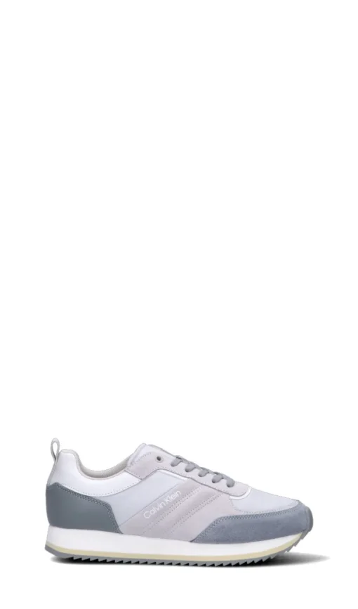 CALVIN KLEIN Sneaker uomo grigia in suede