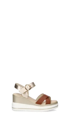CAMILA Sandalo donna marrone in pelle