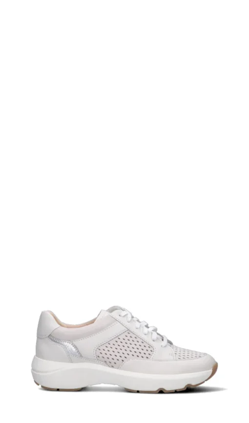 CLARKS CORE Sneaker donna bianca in pelle