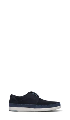 CLARKS CORE Stringata uomo blu in suede