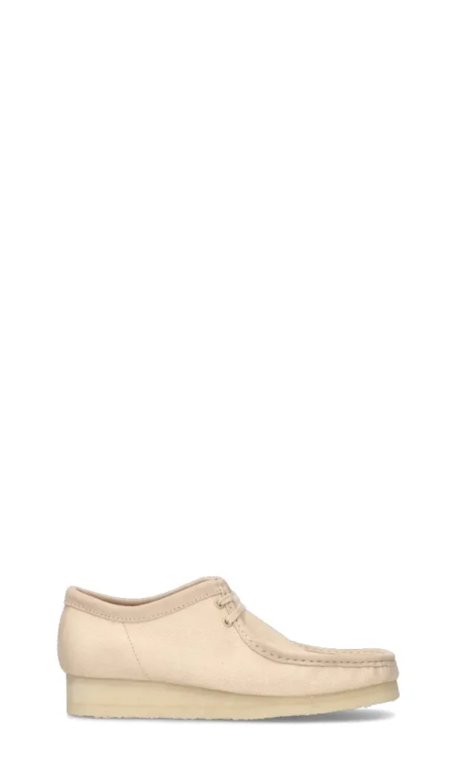 CLARKS ORIGINALS Mocassino uomo panna in suede