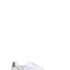 D.A.T.E. Sneaker donna bianca/oro in pelle