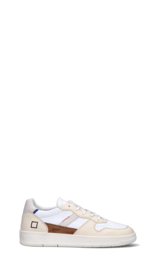 D.A.T.E. Sneaker uomo bianca/panna in pelle