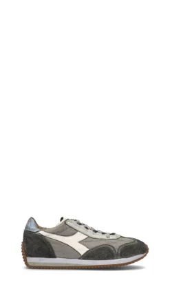 DIADORA HERITAGE - EQUIPE H DIRTY STONE WASH EVO Sneaker uomo grigia in suede