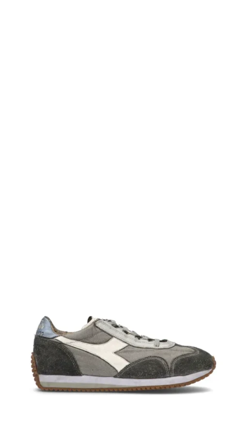 DIADORA HERITAGE - EQUIPE H DIRTY STONE WASH EVO Sneaker uomo grigia in suede