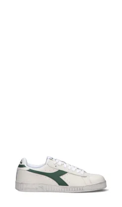 DIADORA Sneaker uomo bianca/verde in pelle