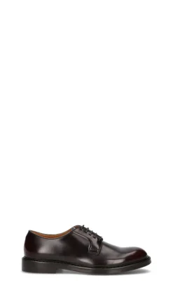 DOUCAL'S Stringata uomo burgundy in pelle