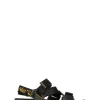 DR. MARTENS Sandalo donna nero in pelle