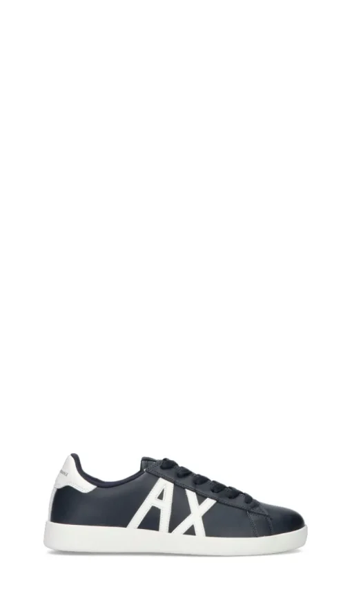 EA7 Sneaker uomo blu in pelle