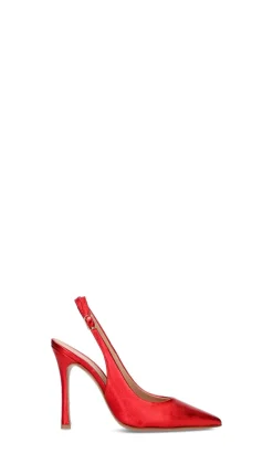 ENZO DI MARTINO Slingback donna rossa in pelle