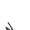 ENZO DI MARTINO Slingback donna blu in suede
