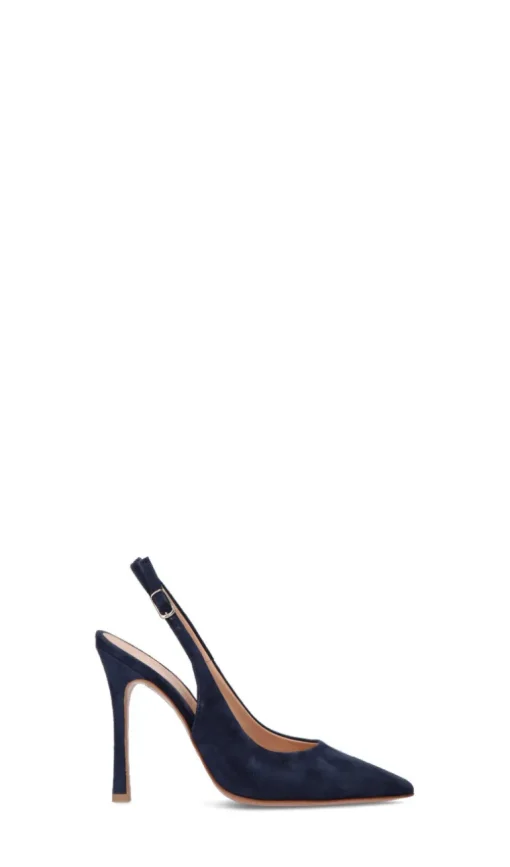 ENZO DI MARTINO Slingback donna blu in suede