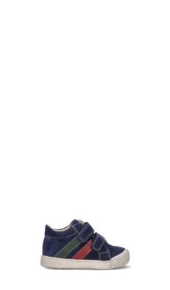FALCOTTO Sneaker bimbo blu/verde/rossa in suede