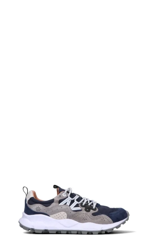 FLOWER MOUNTAIN Sneaker uomo blu/grigia in suede