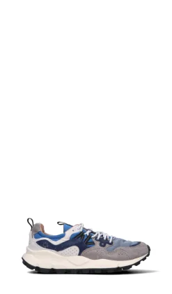 FLOWER MOUNTAIN Sneaker uomo grigia/blu in suede