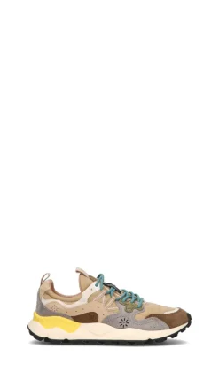 FLOWER MOUNTAIN Sneaker uomo beige in suede