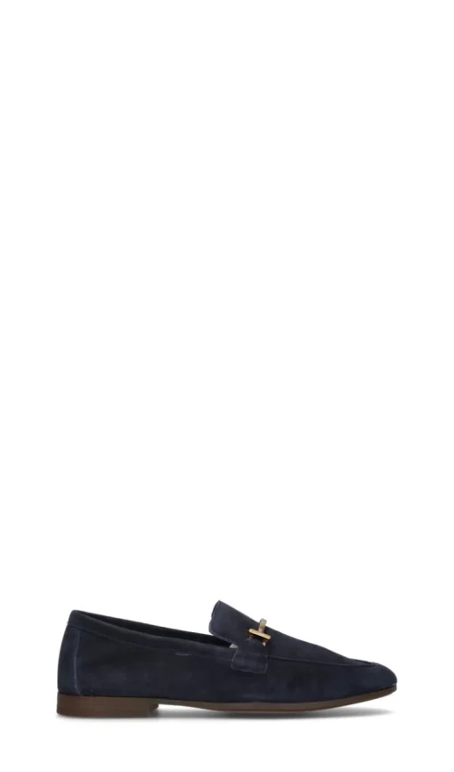 FRAU Mocassino uomo blu in suede