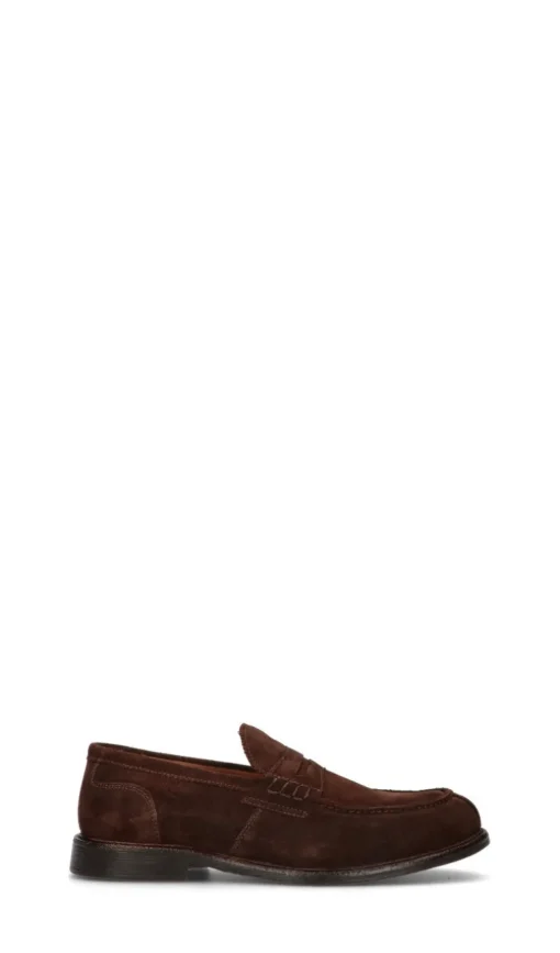 FRICKY Mocassino uomo marrone in suede