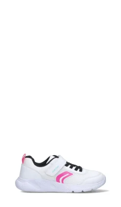 GEOX Sneaker bimba bianca/rosa