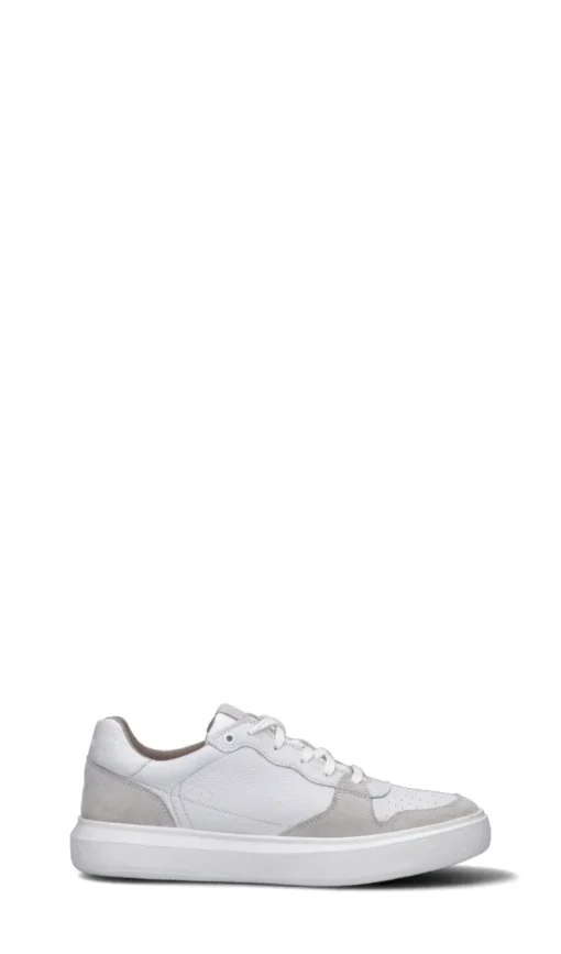 GEOX Sneaker uomo bianca/beige in suede