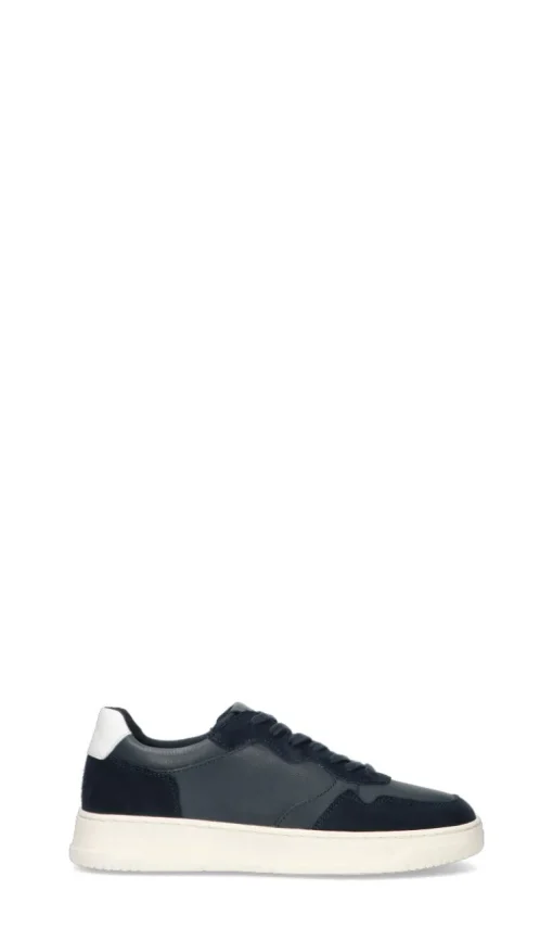 GEOX Sneaker uomo blu/bianca in pelle