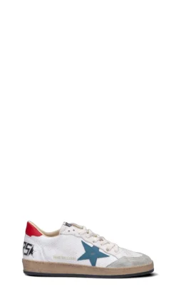 GOLDEN GOOSE - BALL STAR Sneaker uomo bianca in suede
