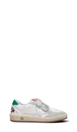 GOLDEN GOOSE - BALL STAR STRAP Sneaker ragazzo bianca in pelle